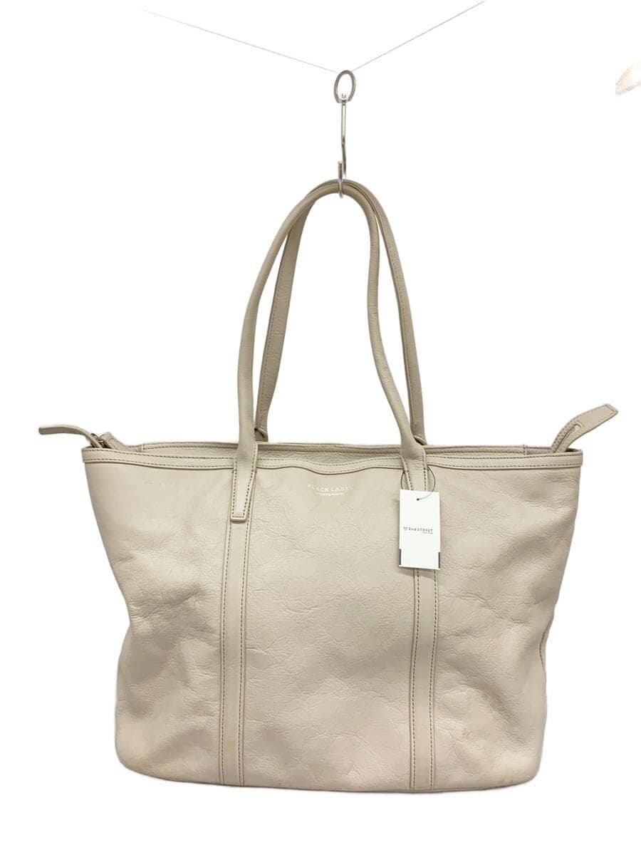 BLACK LABEL CRESTBRIDGE Tote Bag Leather GRY