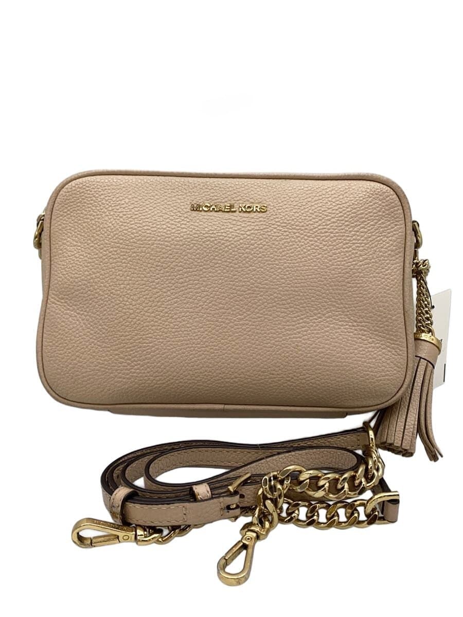 MICHAEL KORS Shoulder Bag Leather Pink PS-1809