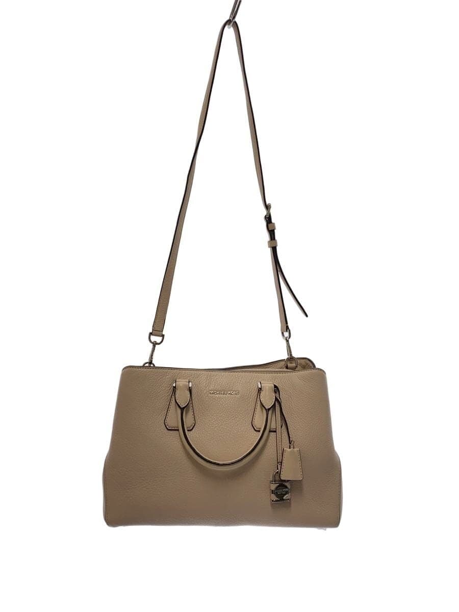 MICHAEL MICHAEL KORS Camille Shoulder Bag Leather CRM 30H5SCAS3L