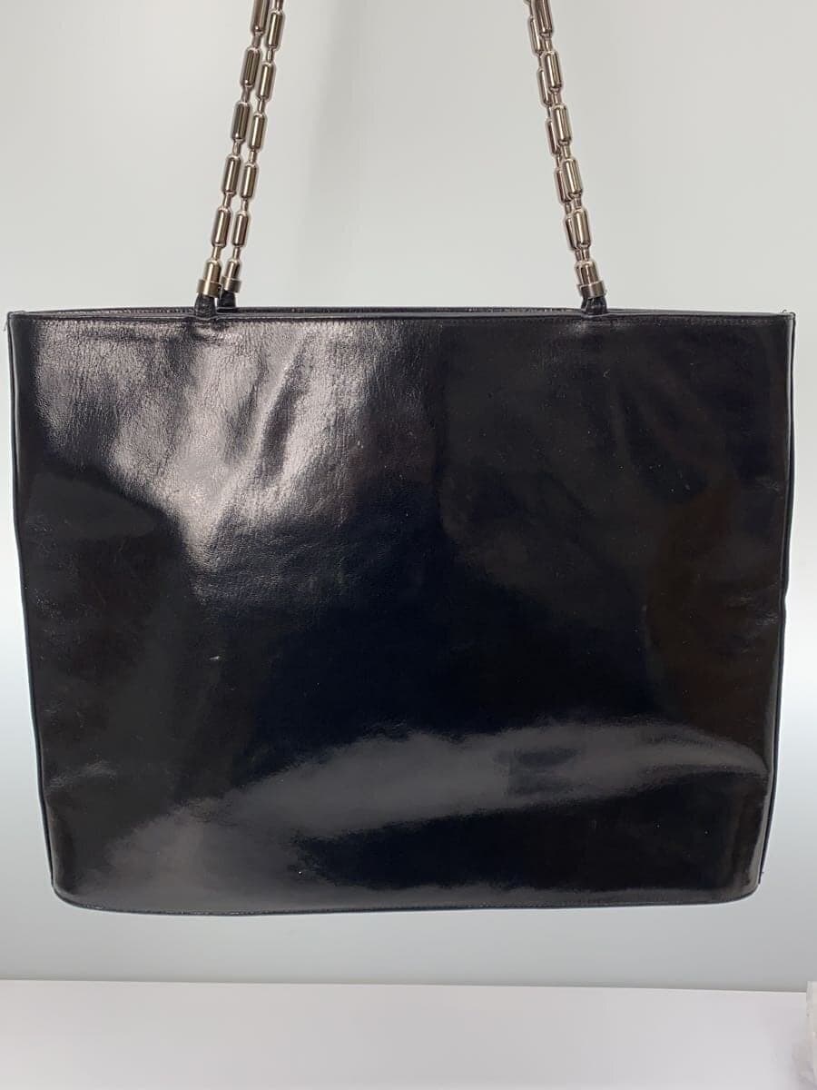 PLINIO VISONA Shoulder Bag Leather BLK Solid