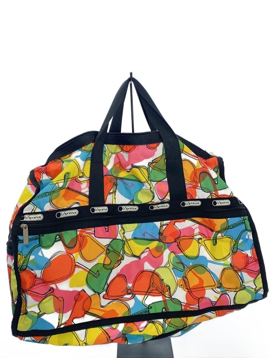LESPORTSAC Boston Bag Nylon All Over Pattern Glasses Pattern