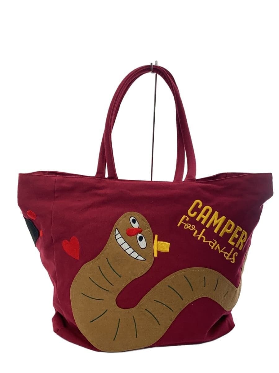 Camper tote bag Canvas RED