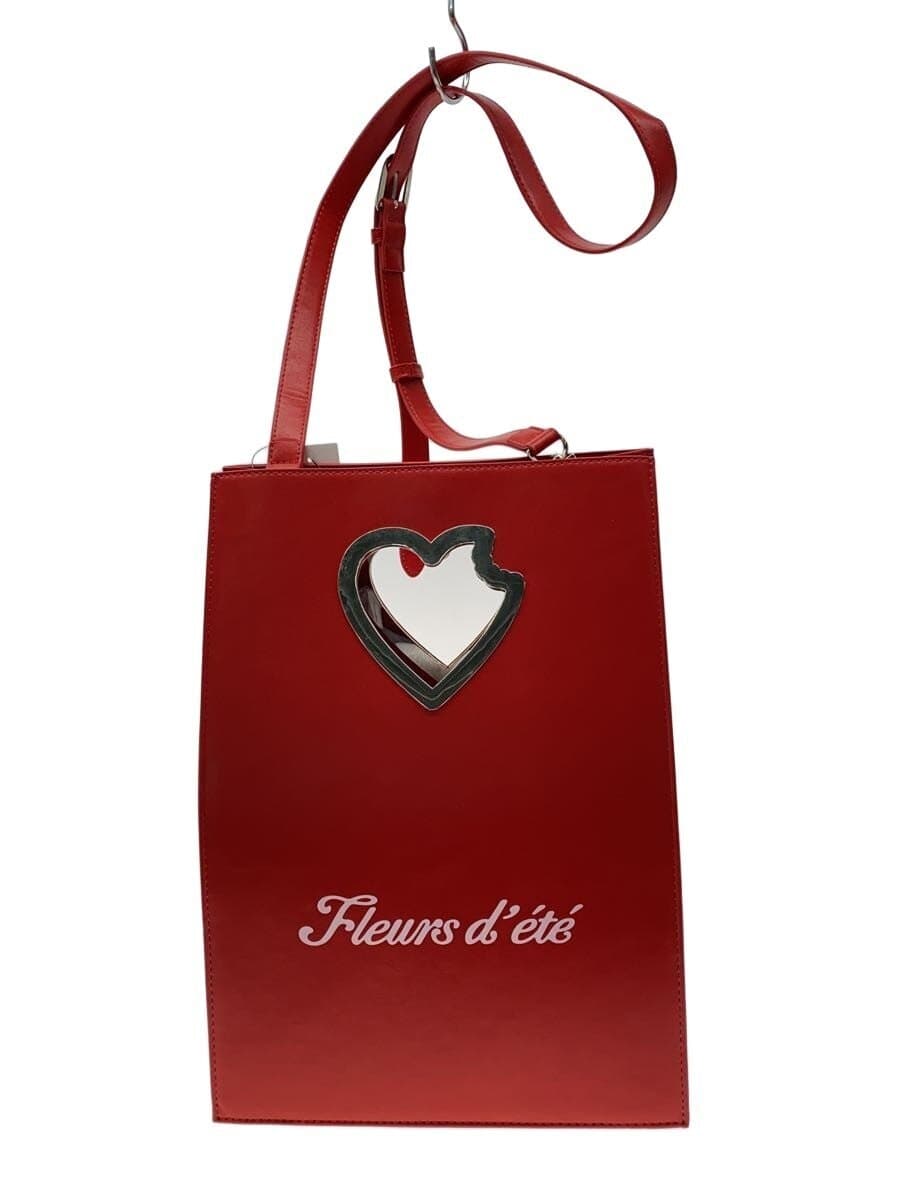 Girls Don’t Cry Shoulder Bag Faux Leather RED