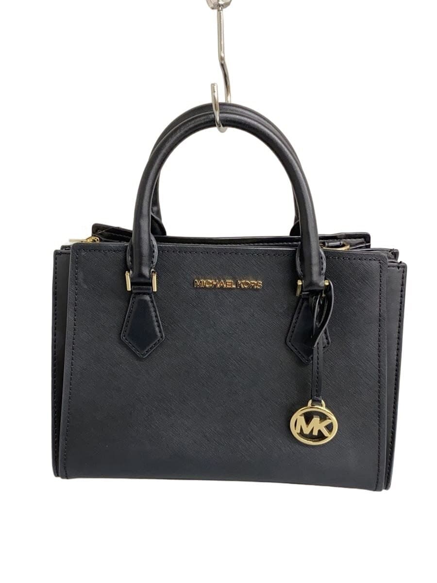 MICHAEL KORS Handbag Leather BLK AC-2104