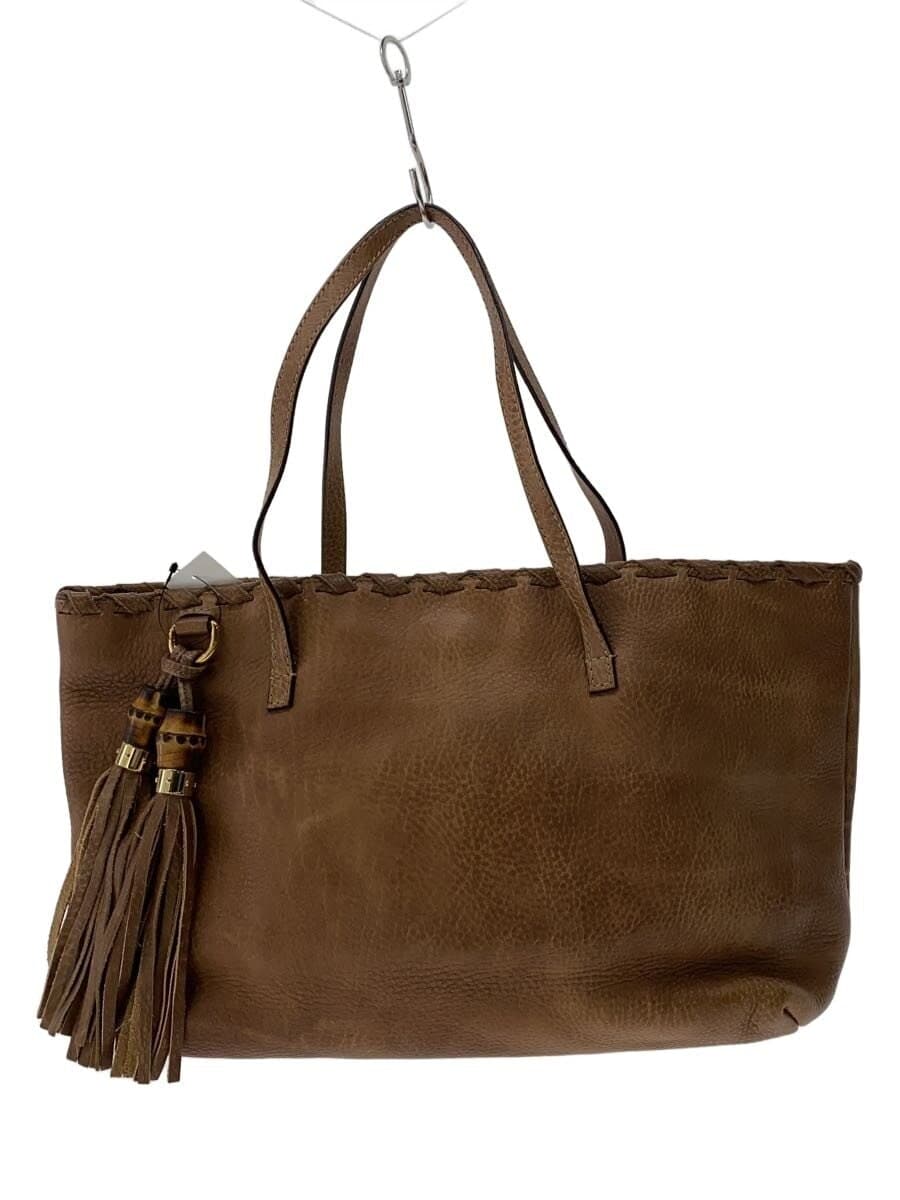 GUCCI Tote Bag Leather BRW