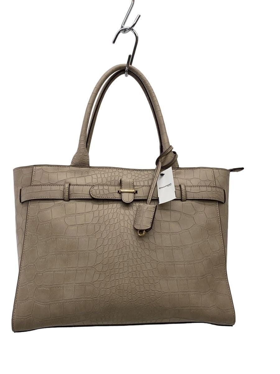 PERENNE Tote Bag Leather BEG