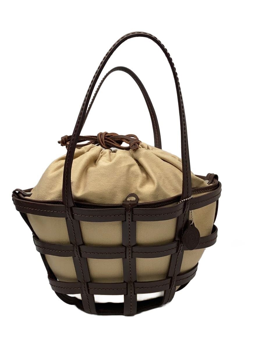 JUST CAMPAGNE Tote Bag Leather BRW