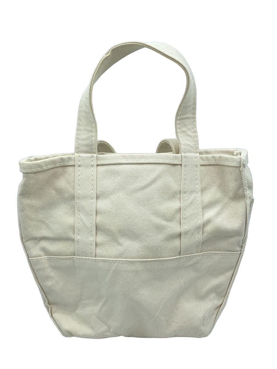 L.L.Bean BEAMS Exclusive BOTE AND TOTE Tote Bag Canvas WHT Solid 304141