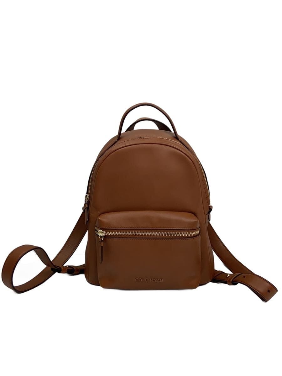 COLE HAAN Backpack Leather BRW Solid
