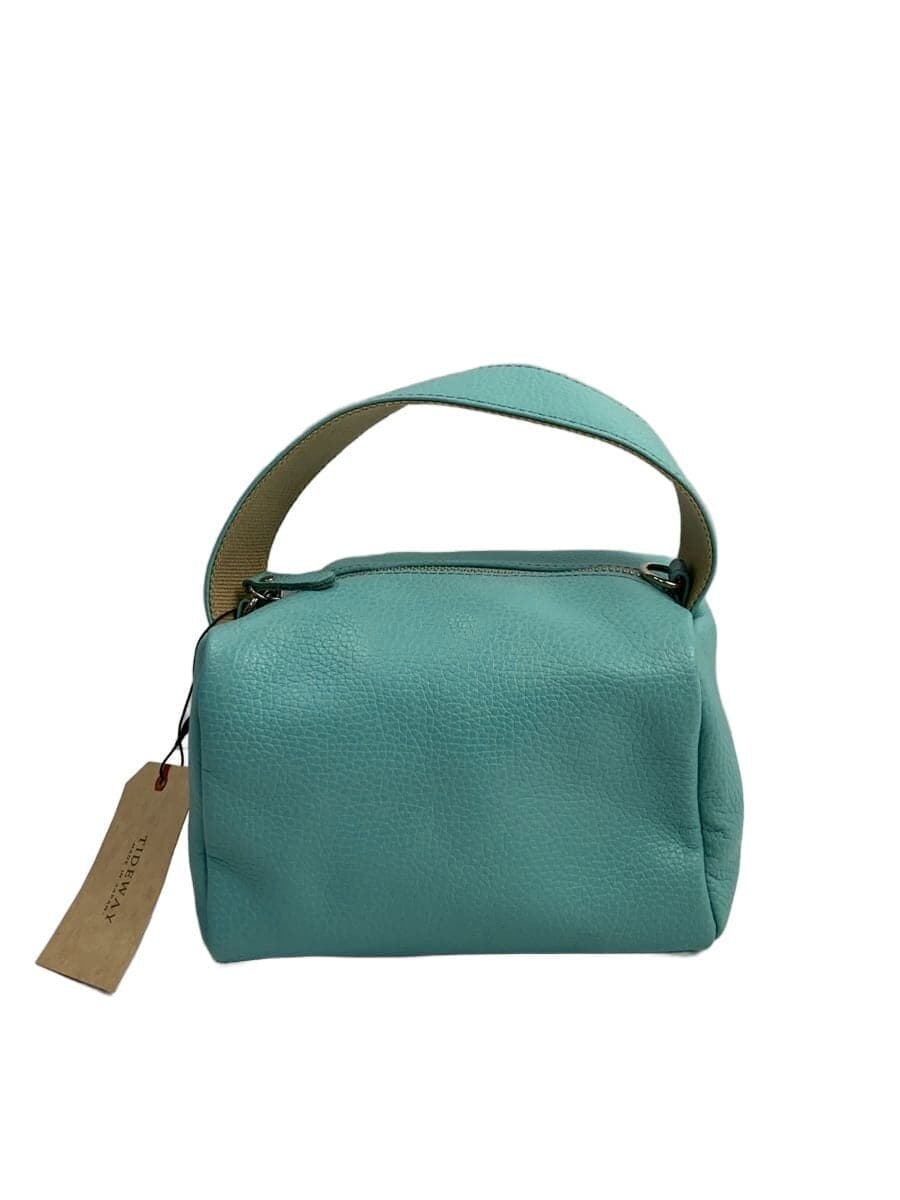 TIDEWAY Shoulder Bag Leather BLU Solid
