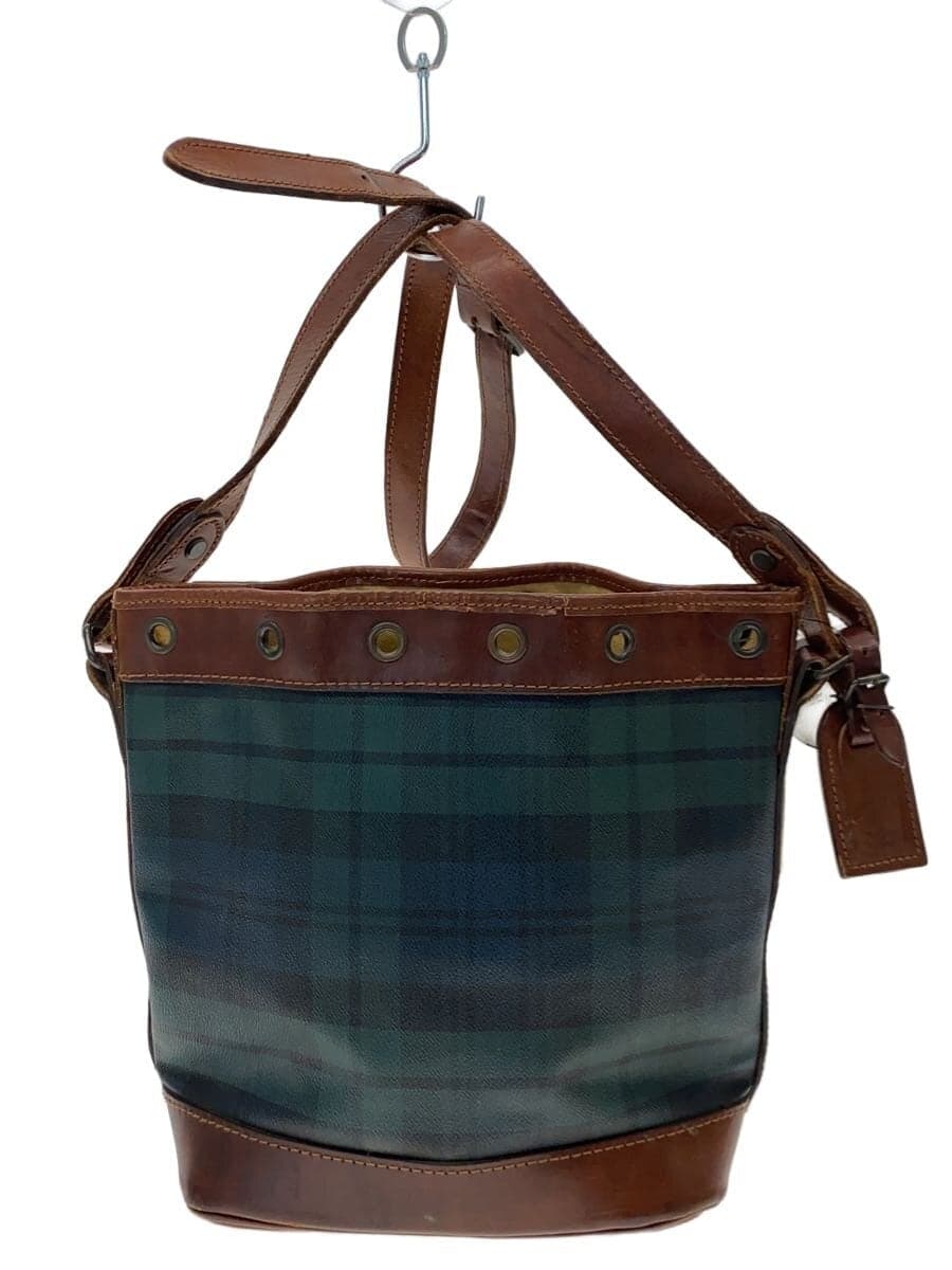 POLO RALPH LAUREN Black Watch Shoulder Bag -- GRN Check