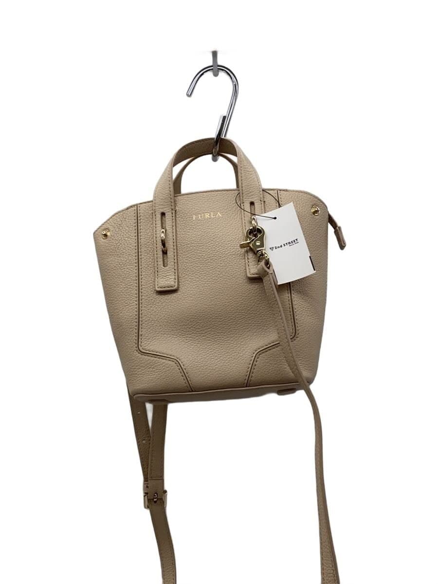 FURLA Shoulder Bag Leather BEG