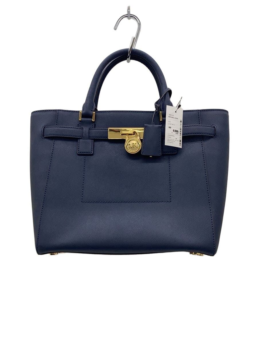 MICHAEL KORS Handbag Leather NVY Solid 35F7GHXT3L