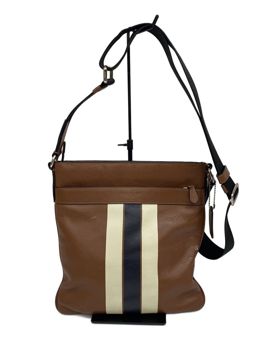 COACH Shoulder Bag Leather BRW F54193