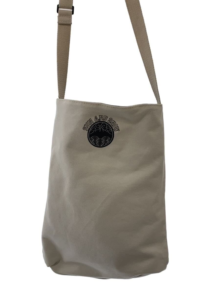 agnes b. Shoulder Bag Cotton BLK