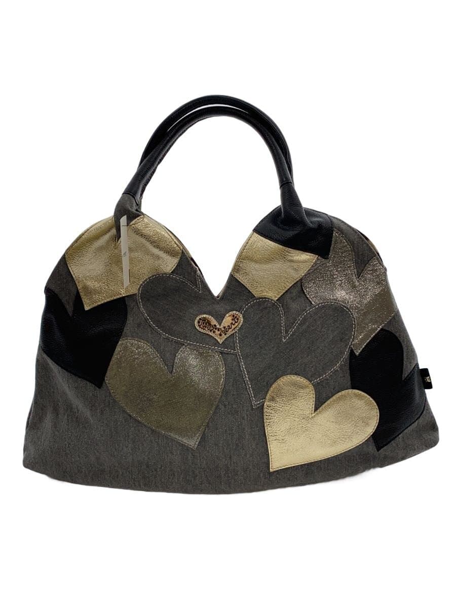 Think Bee!Handbag GRY Heart Pattern