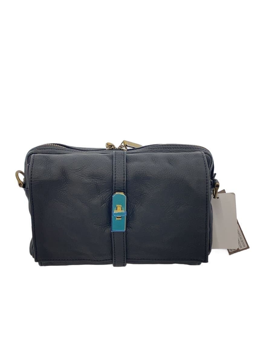 M.U.L. Shoulder Bag Cowhide BLK MUL040