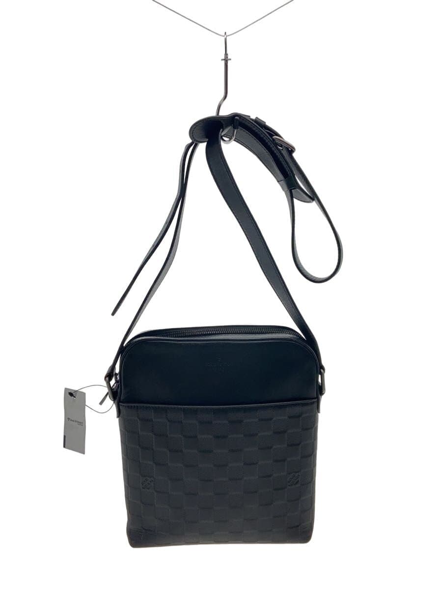 LOUIS VUITTON Pochette District Damier Infini PVC BLK N23355