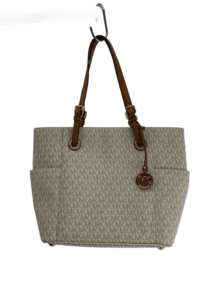 MICHAEL KORS tote bag PVC WHT all-over pattern 30H6GTTT3V