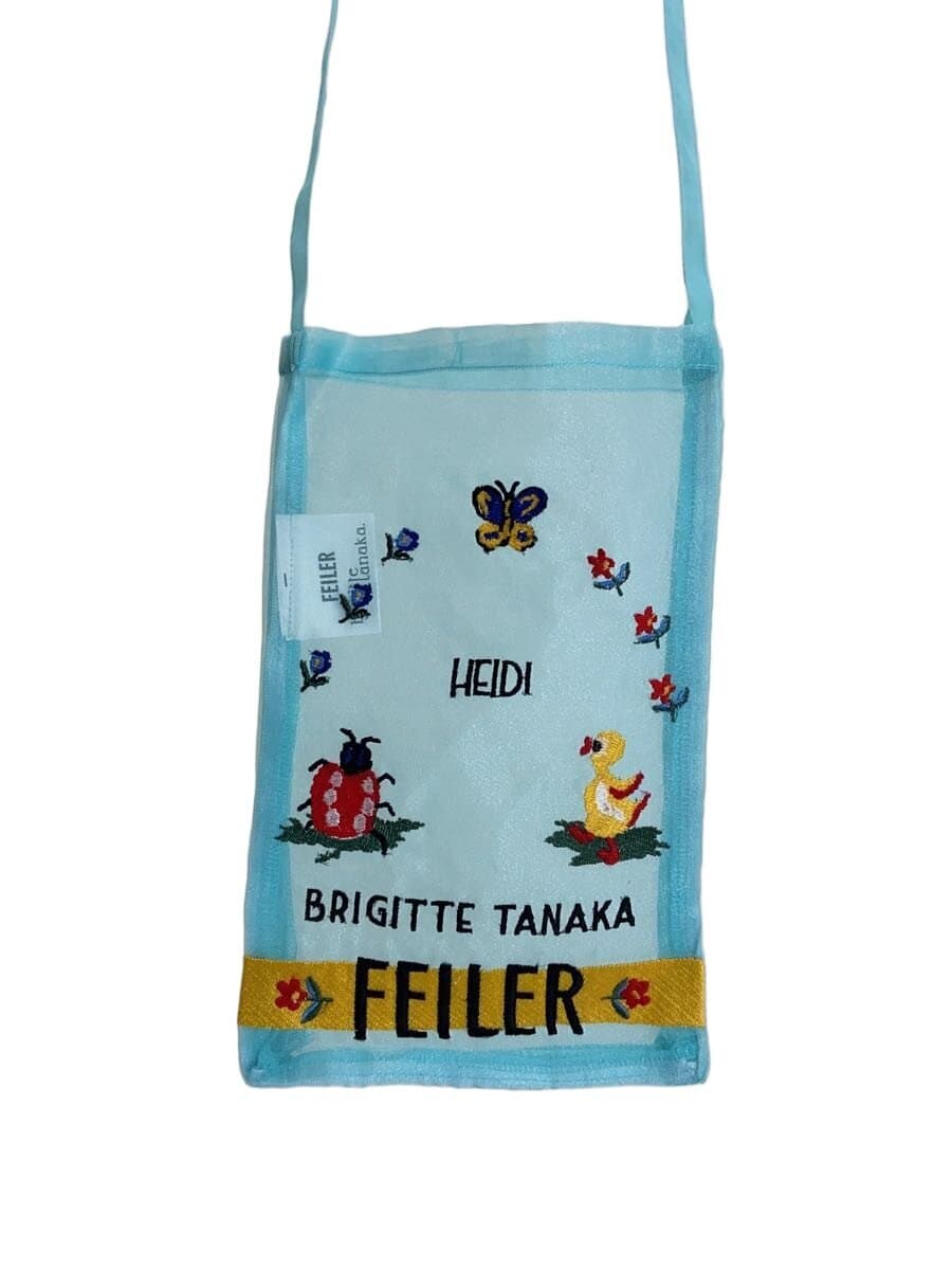 FEILER Shoulder Bag Polyester BLU All Over Pattern