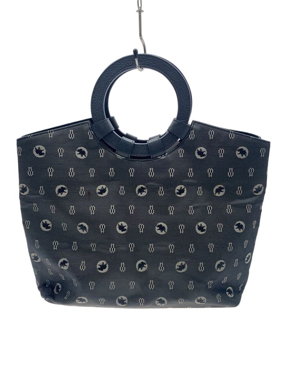 HUNTING WORLD Handbag NVY All Over Pattern 7.1.1.02 Made in Italy