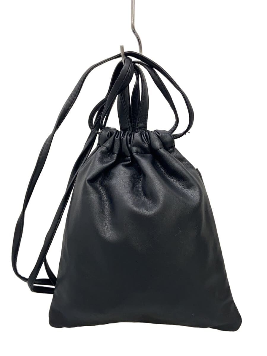 MAISON SPECIAL Pouch Leather BLK Solid