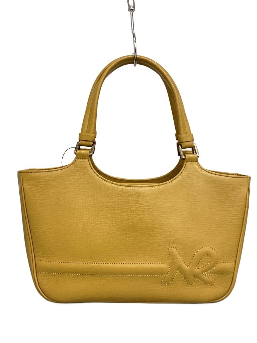 NINA RICCI Handbag Leather YLW Solid