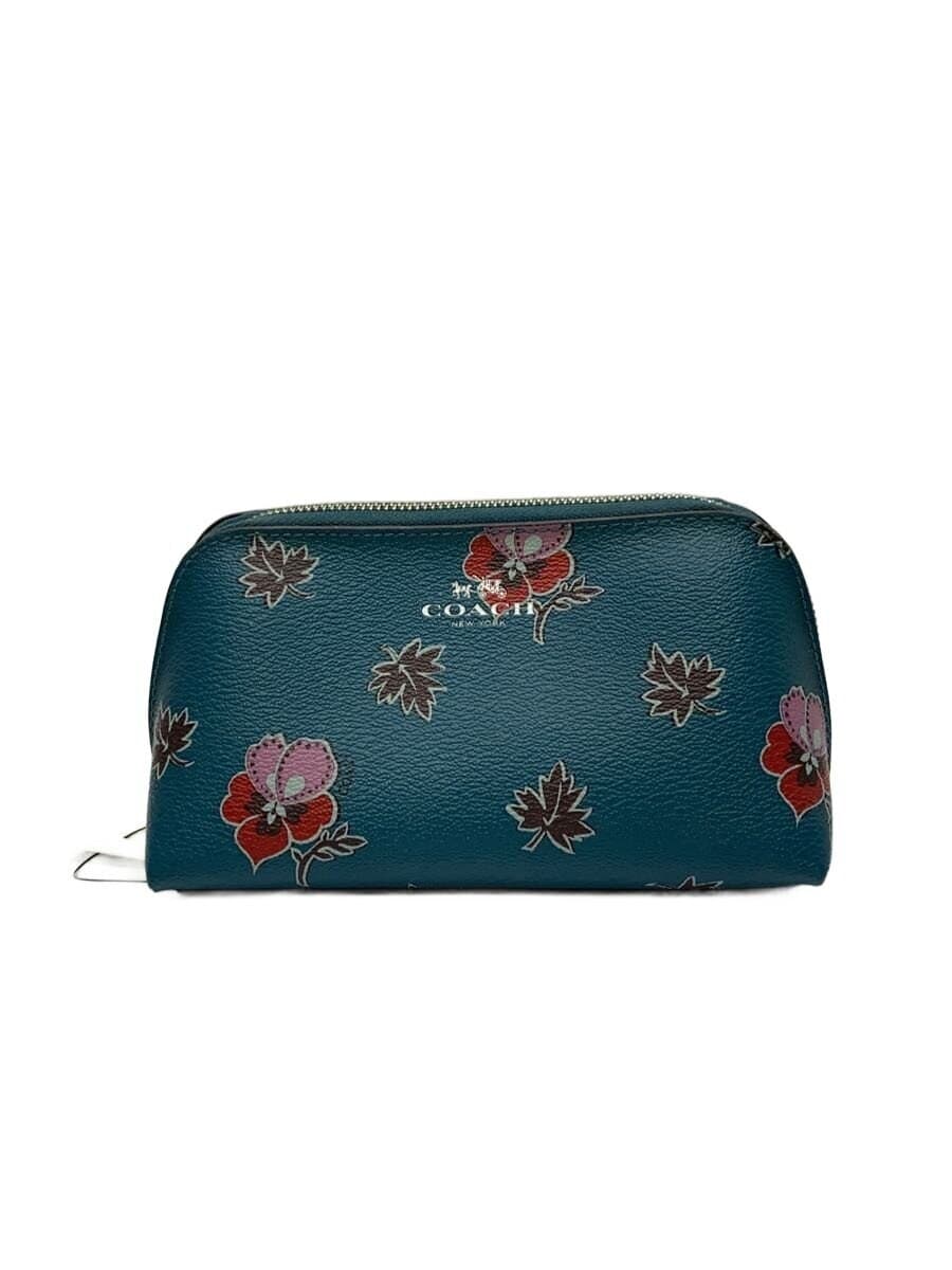 COACH Pouch GRN Floral F11893