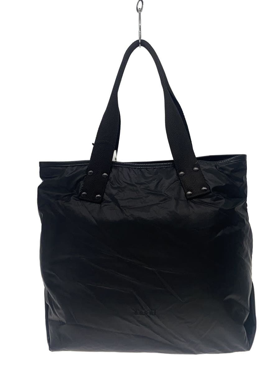 sacai Logo Detail Tote Bag Polyester BLK 23-0590S