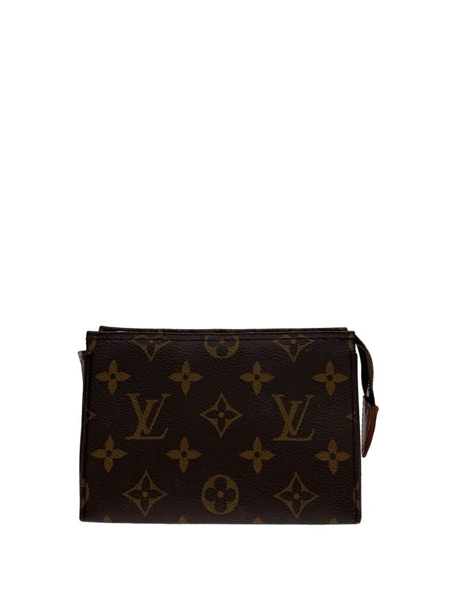 LOUIS VUITTON Poche Toilette 15_Monogram Canvas PVC BRW
