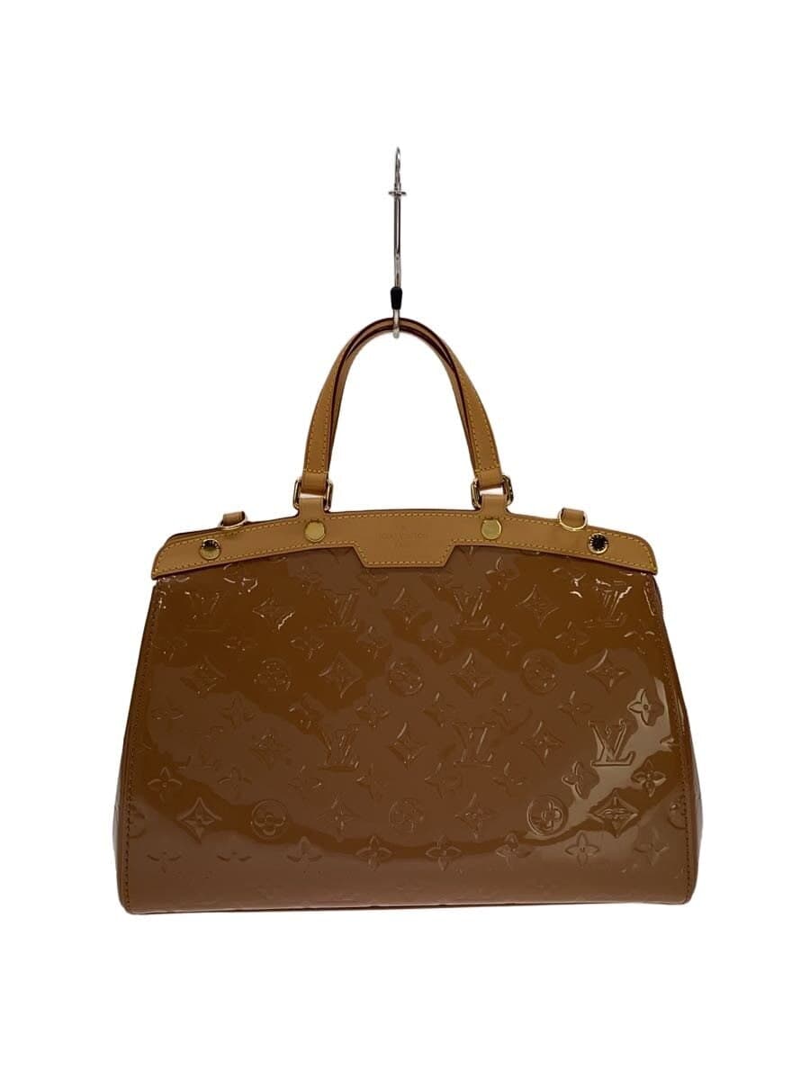 LOUIS VUITTON Bu Rare MM_Monogram Vernis Patent Leather BEG