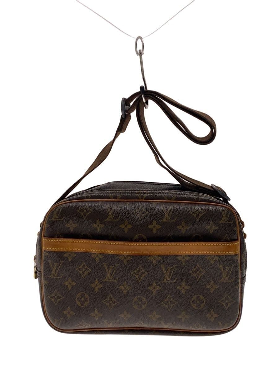 LOUIS VUITTON Reporter PM Monogram Canvas PVC BRW M45254