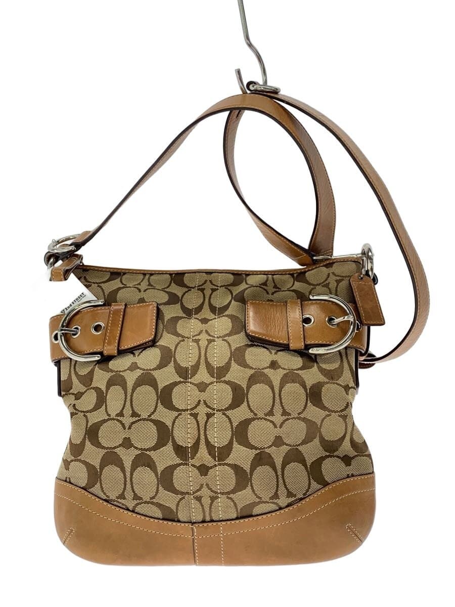 COACH Shoulder Bag Leather CML 3574