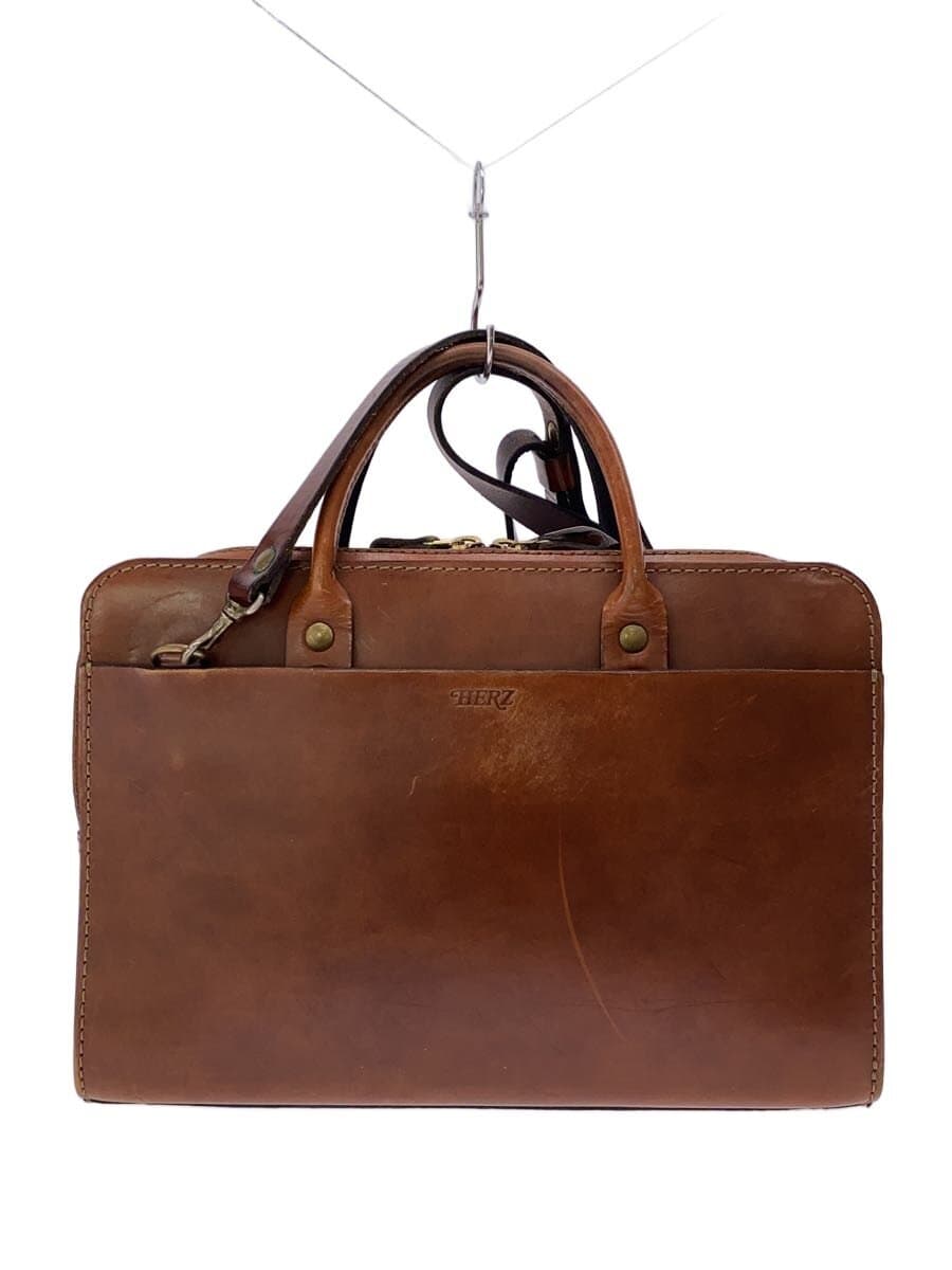 HERZ Bag Leather BRW Solid