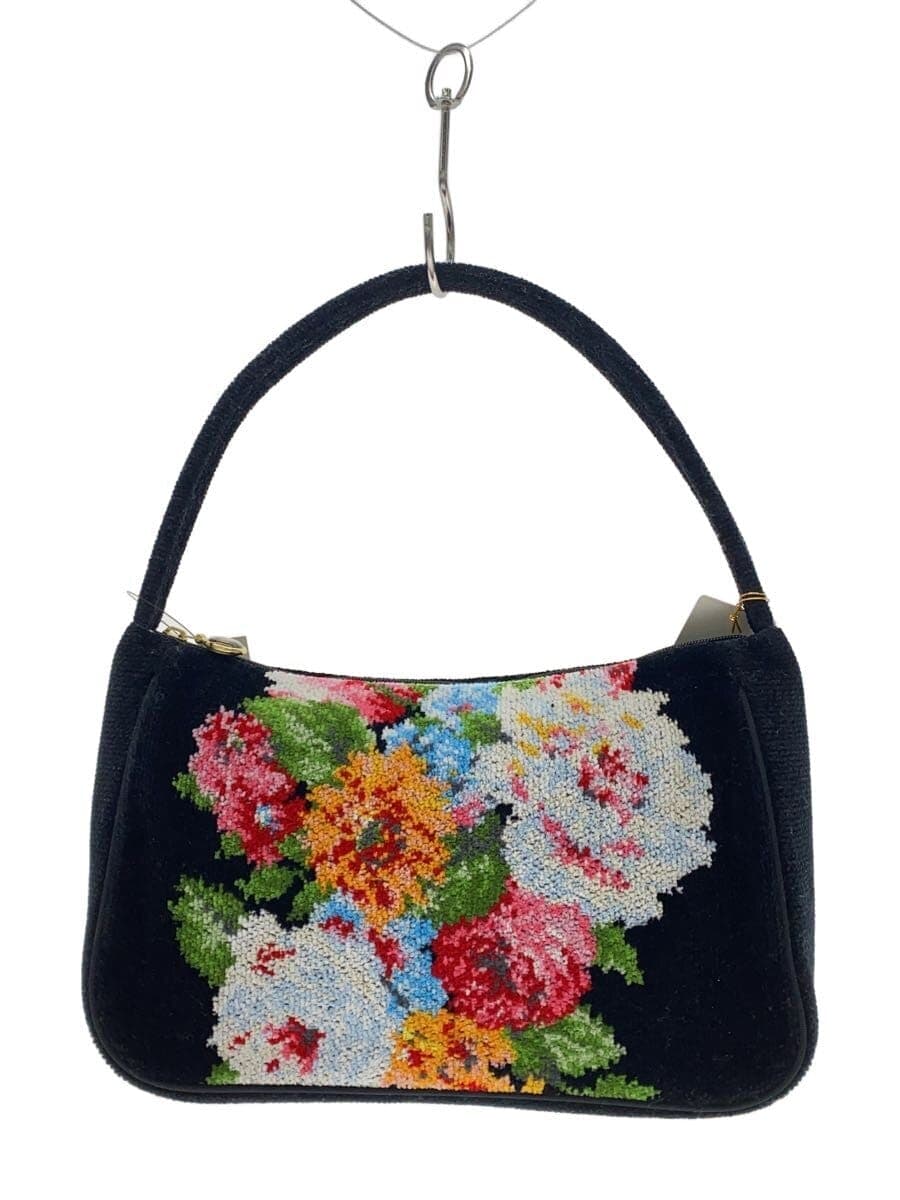 FEILER Handbag BLK Floral