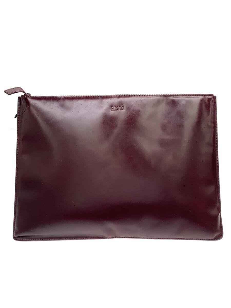 AMI PARIS clutch bag leather BRD