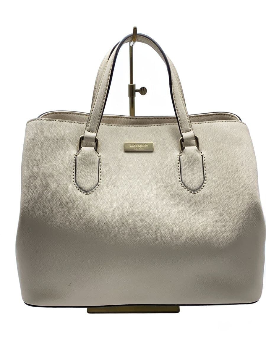 kate spade new york Handbag Leather BEG Solid WKRU3930