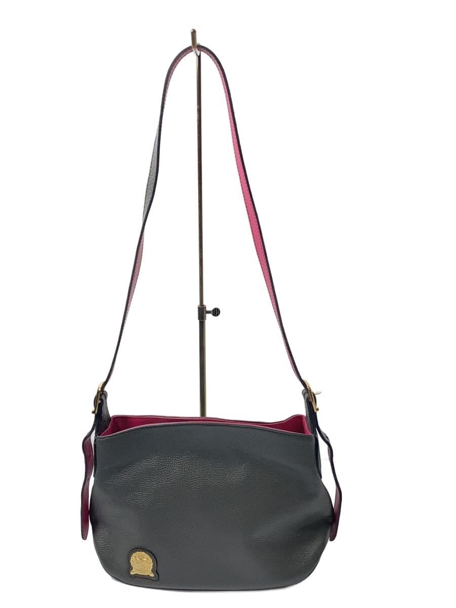 A.D.M.J. Shoulder Bag Leather Gray