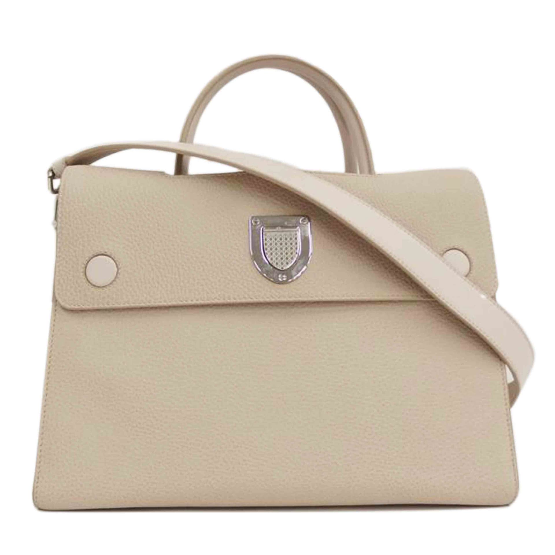 Dior DIOR Eva 2-Way Bag Beige AB Grade 82