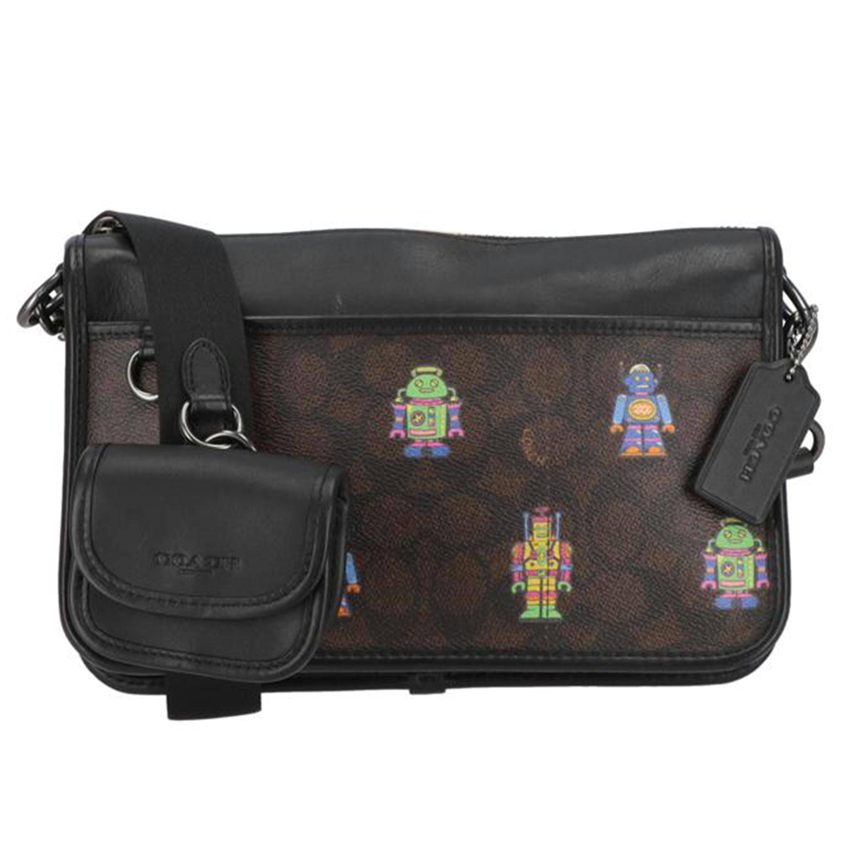 COACH Heritage Convertible Crossbody Signature × Robot CW341 H24** A Rank