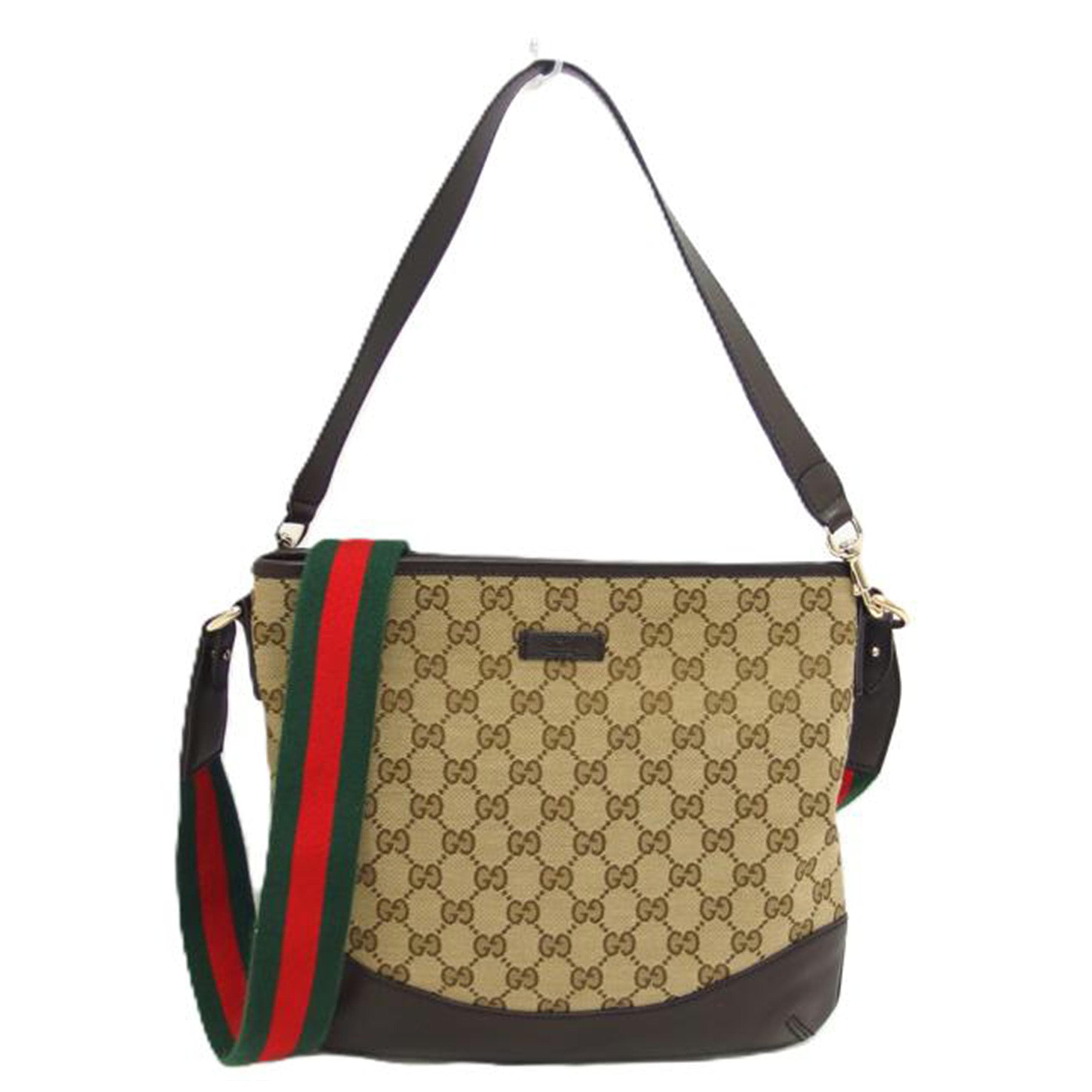 GUCCI GG Shoulder Bag Sherry Line 388927 525*** AB Rank 88Used 388927