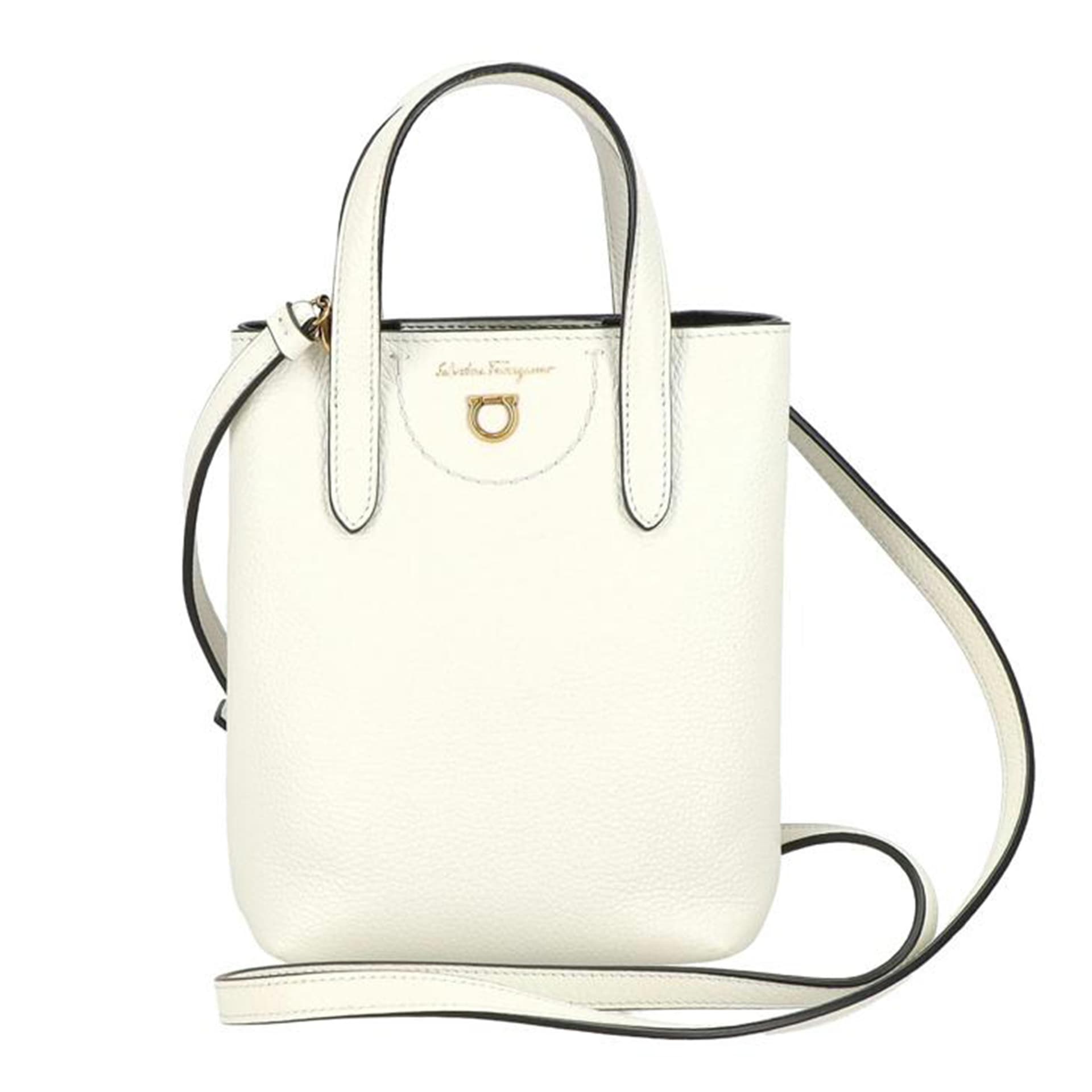 Salvatore Ferragamo 2-way bag Gancini GU-220024 AB rank 93used GU-220024