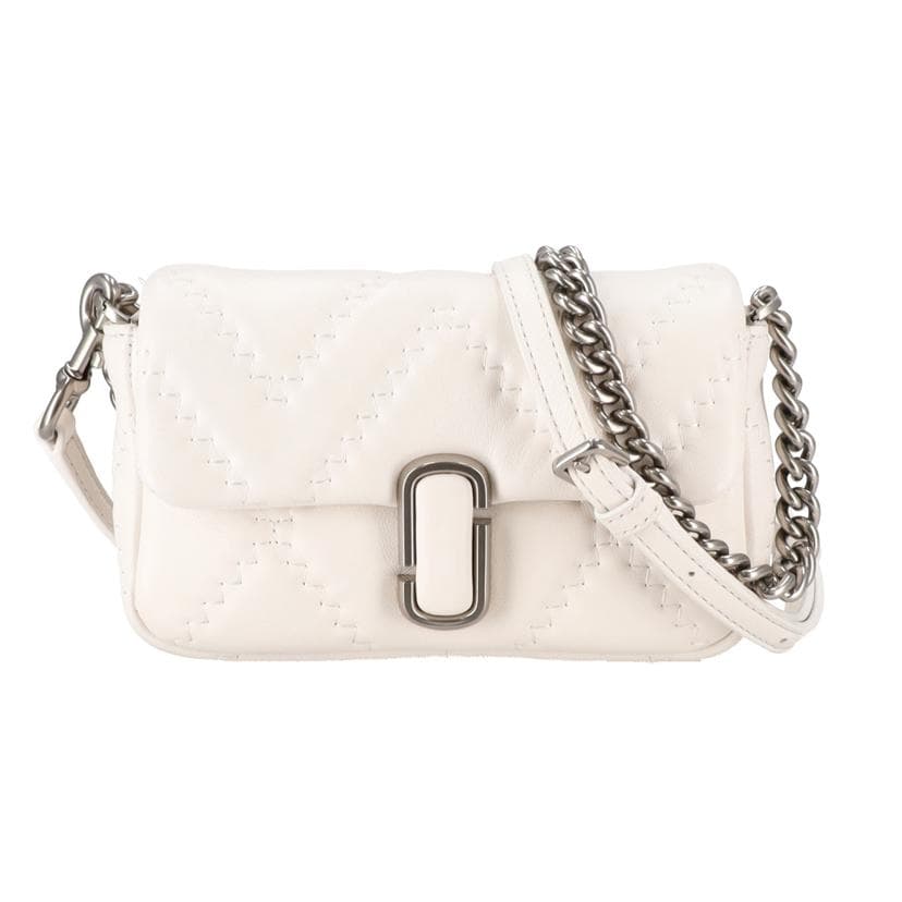 MARC JACOBS 2Way Chain Shoulder Bag White A Rank 78Used