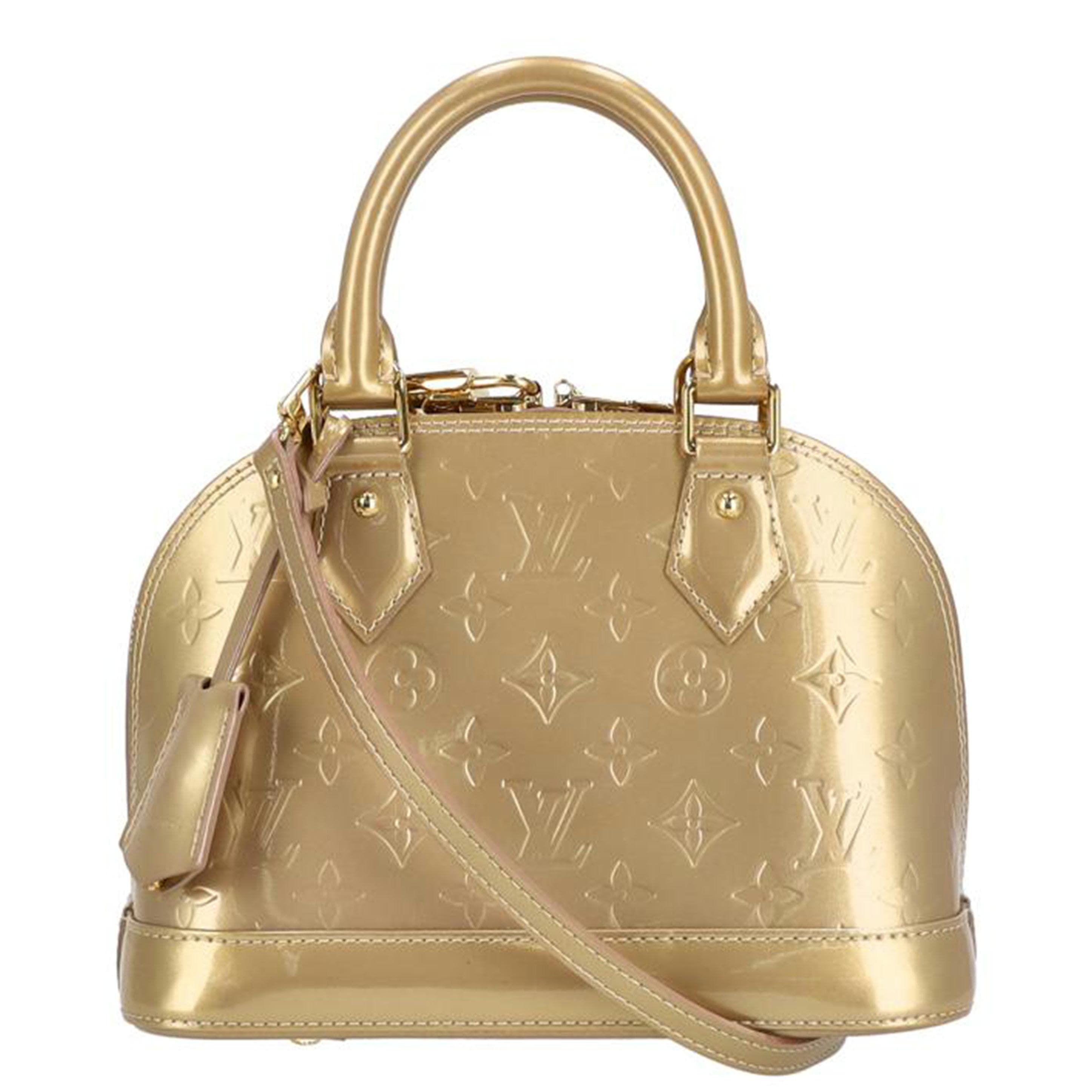 LOUIS VUITTON Alma BB Vernis Poodle M91752 MI1*** A Grade 41
