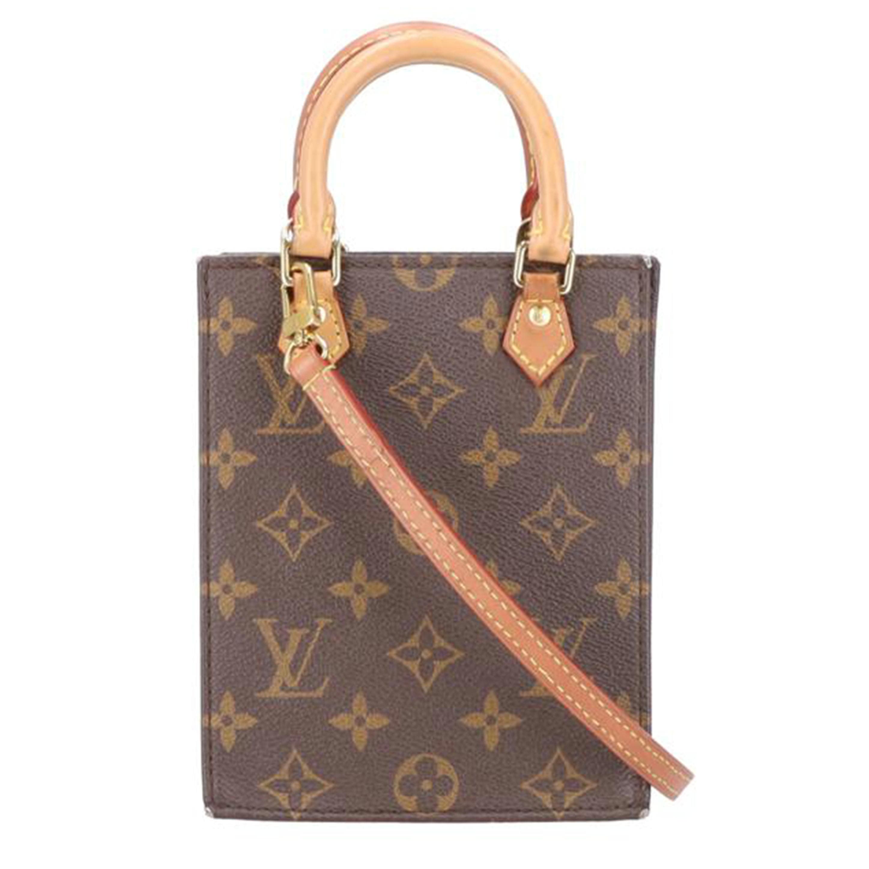 LOUIS VUITTON Petite Sack Pla Monogram M69442 RFI* AB Grade 22