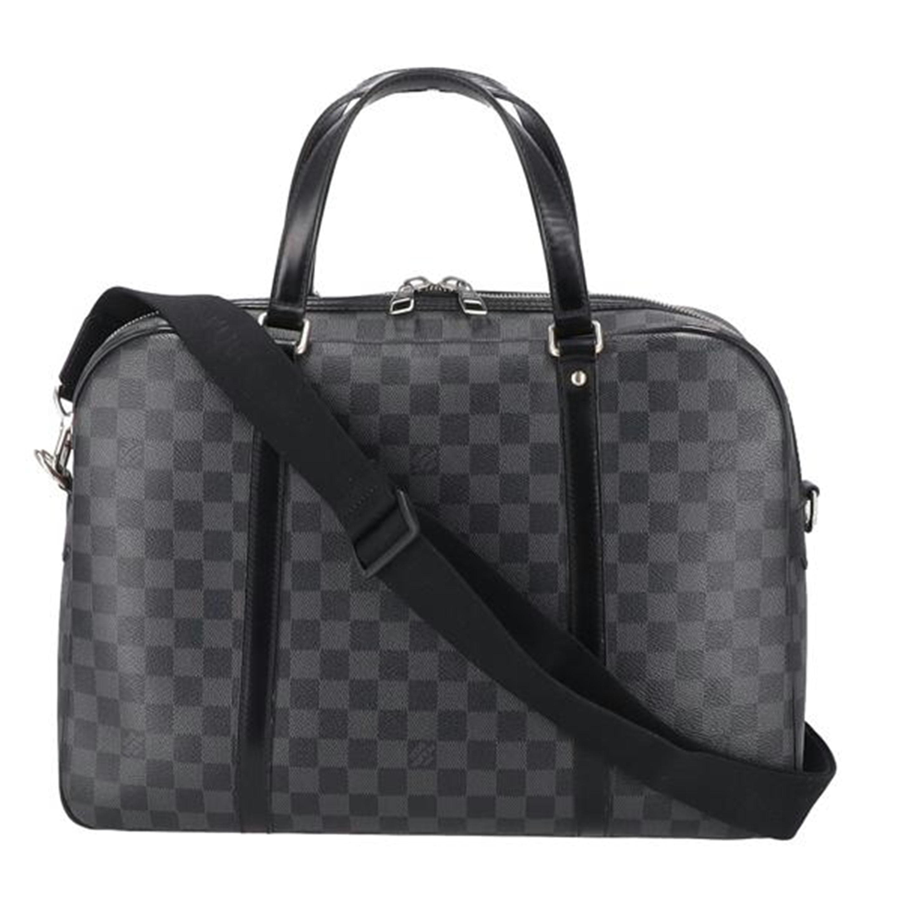 LOUIS VUITTON Yorn Damier Graphite N48118 BA1*** AB Grade 22