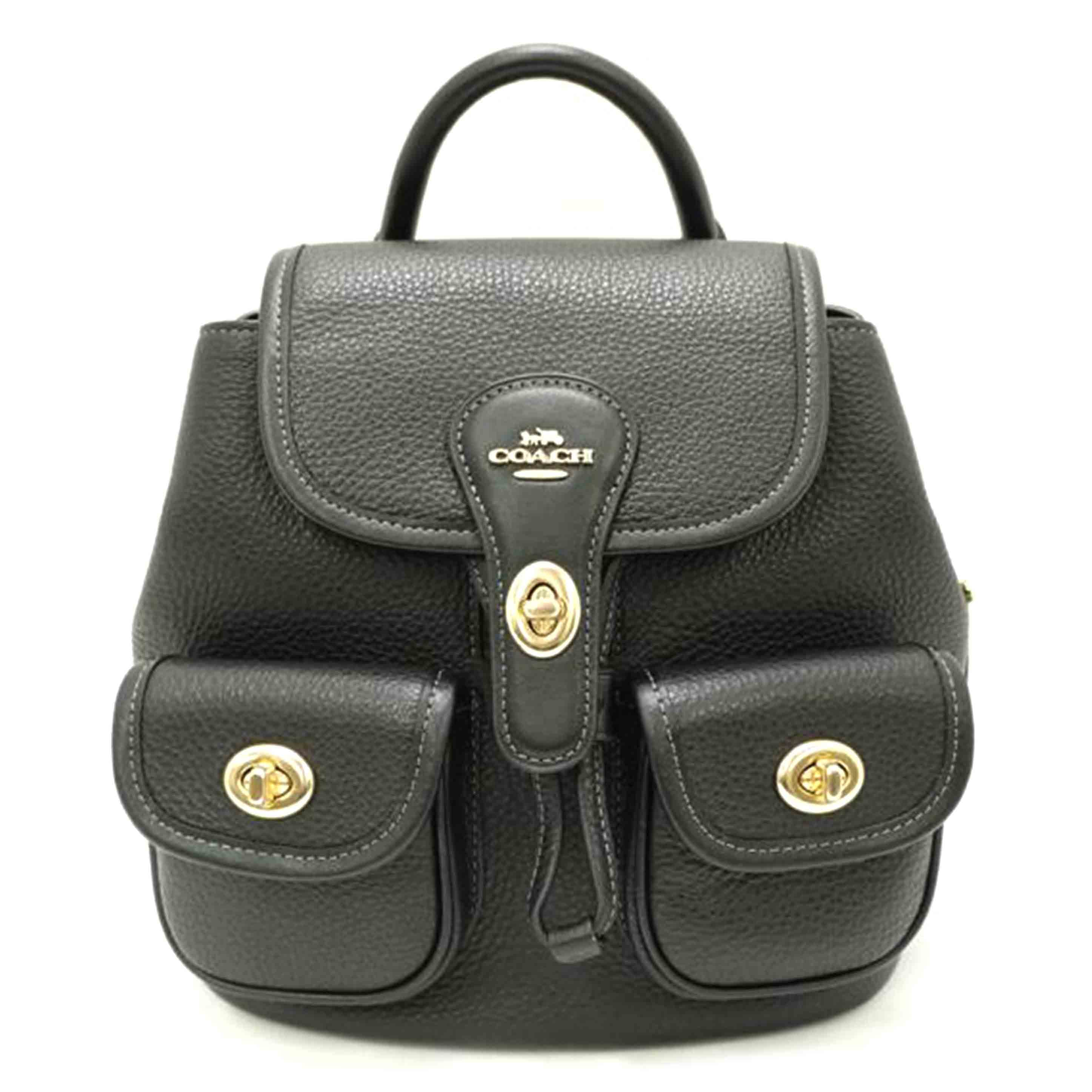 COACH Coach Hadley Backpack Black CBH09 C25** SA Rank 69Used CBH09