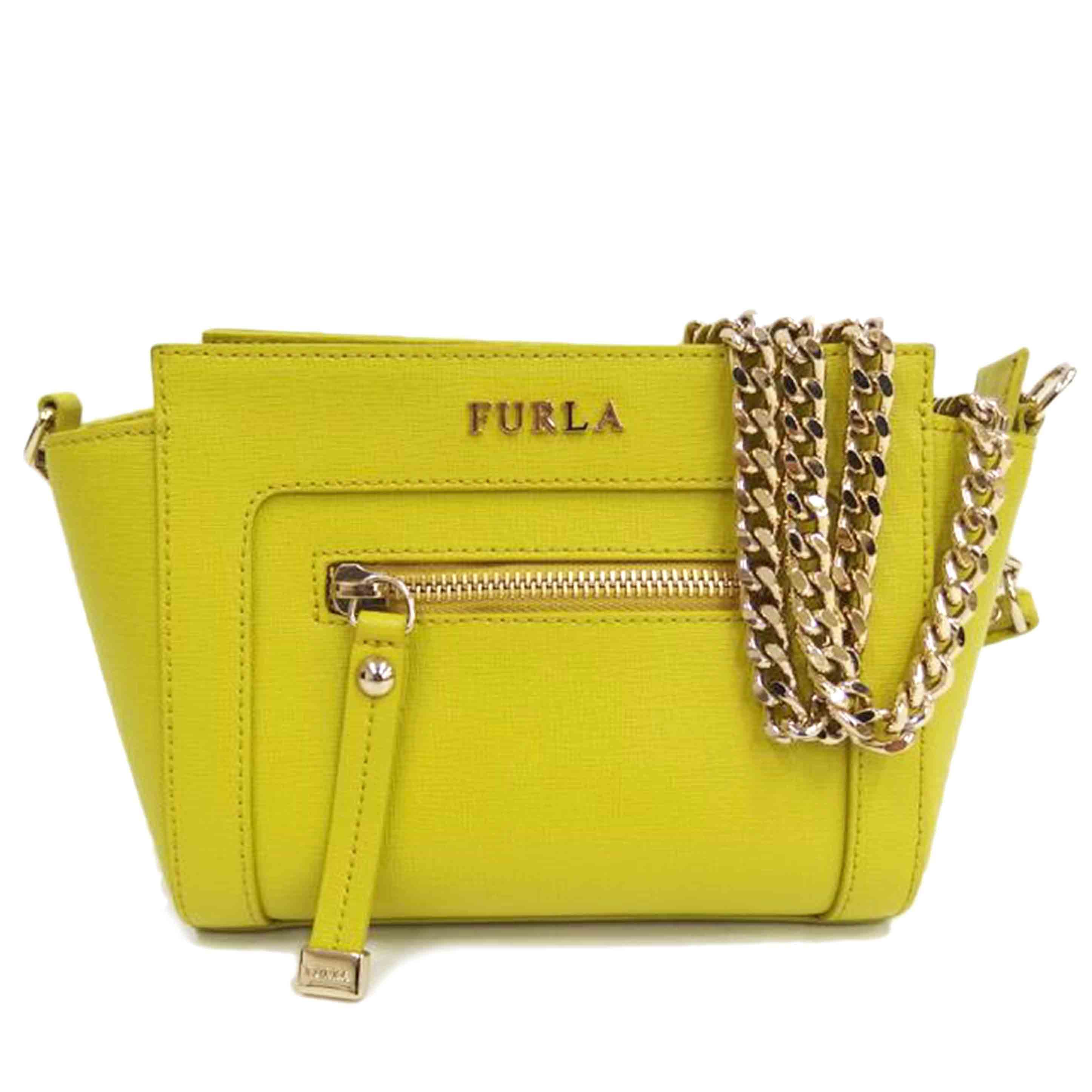 FURLA Furla Leather Chain Shoulder A Grade 82
