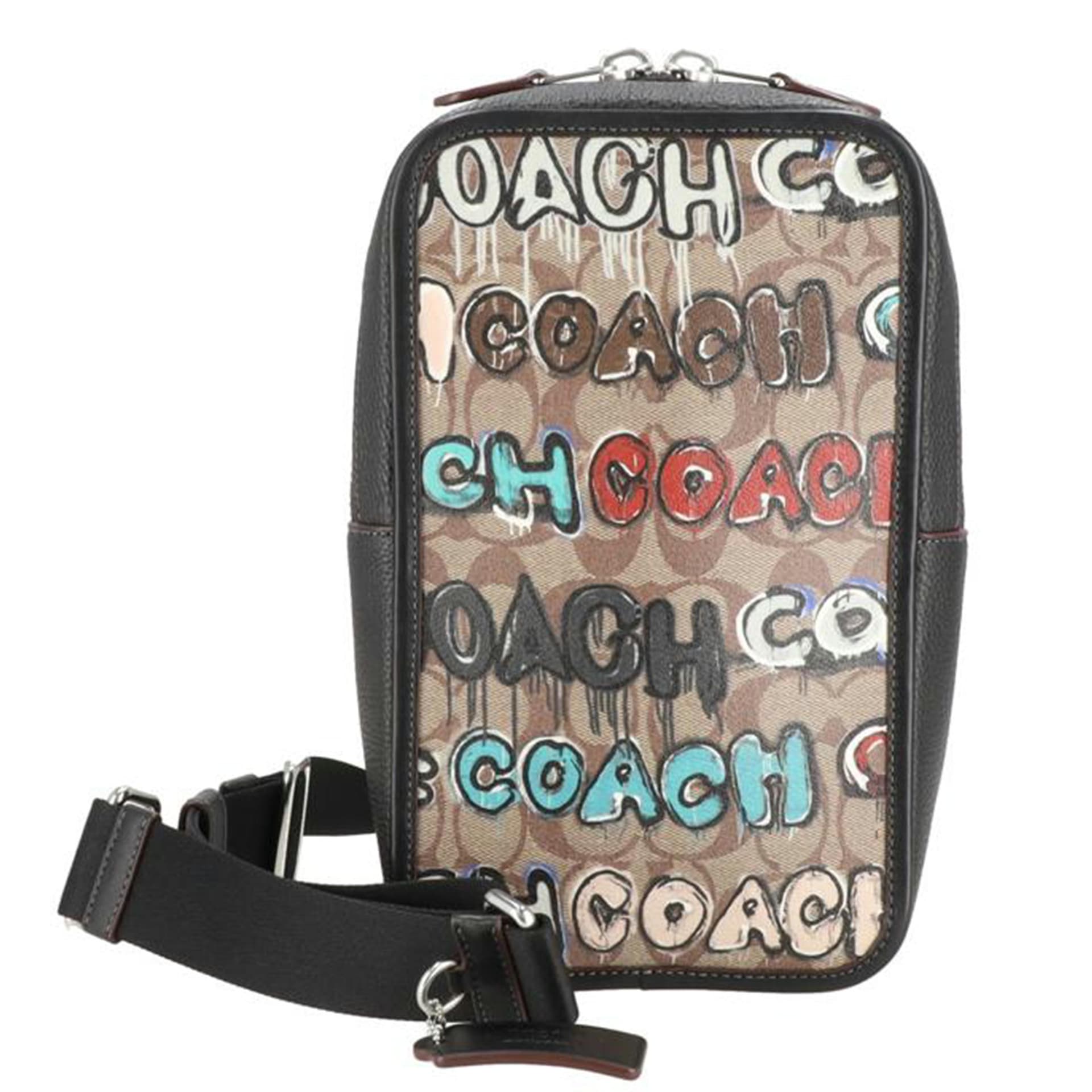 COACH MINT & SURF collaboration body bag CL954 F23** A rank 20used CL954