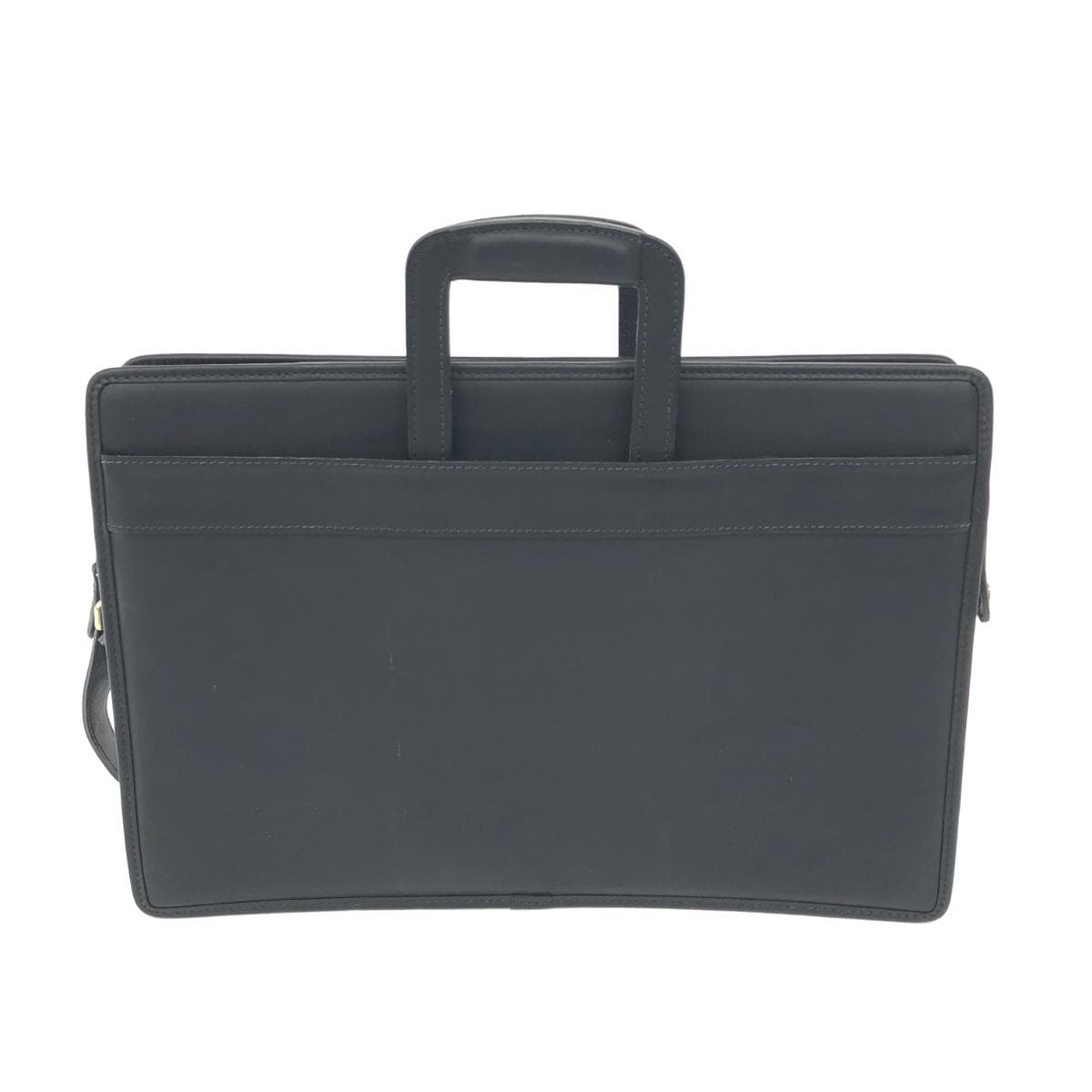 COACH Senator Briefcase Business Bag 5351 Black Grained Cowhide Leather Men's Briefcase Bag Document Bag A4